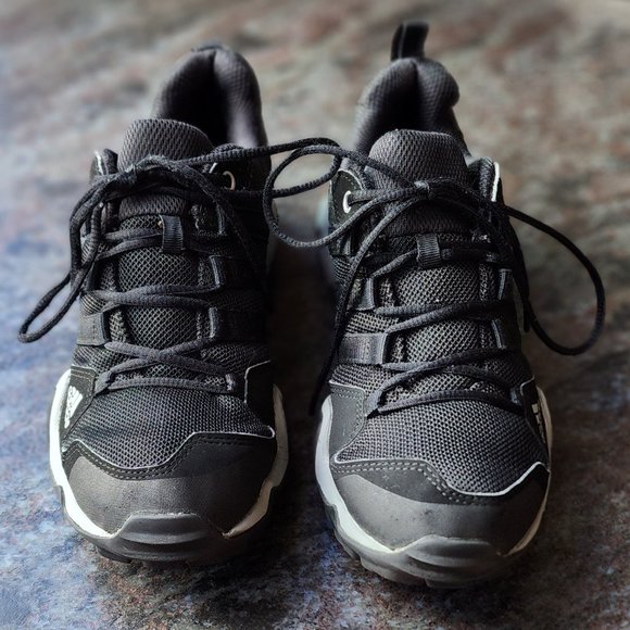 Adidas Black/White Cross Training Sneakers Size 5 - Picture 8 of 15